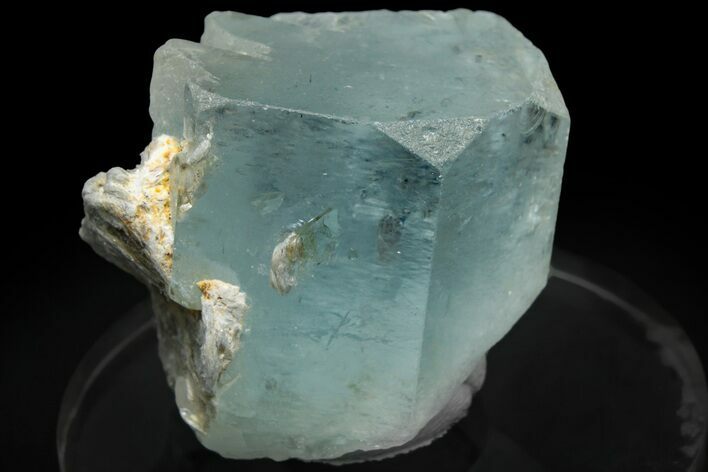 Gemmy Aquamarine Crystal with Muscovite - Pakistan #229399